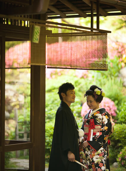 粟田山荘での結婚式13