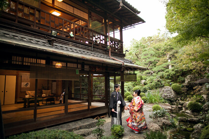 粟田山荘での結婚式14