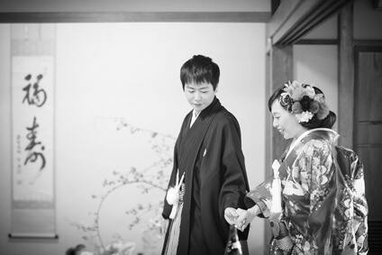 粟田山荘での結婚式19