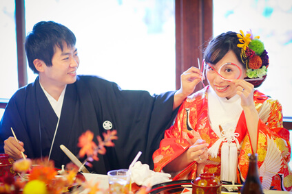粟田山荘での結婚式21