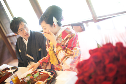 粟田山荘での結婚式27