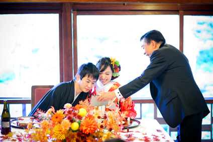 粟田山荘での結婚式28