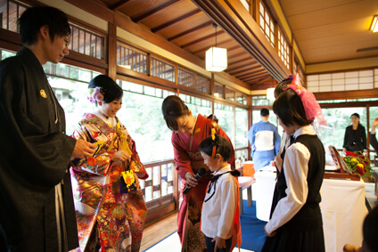 粟田山荘での結婚式29