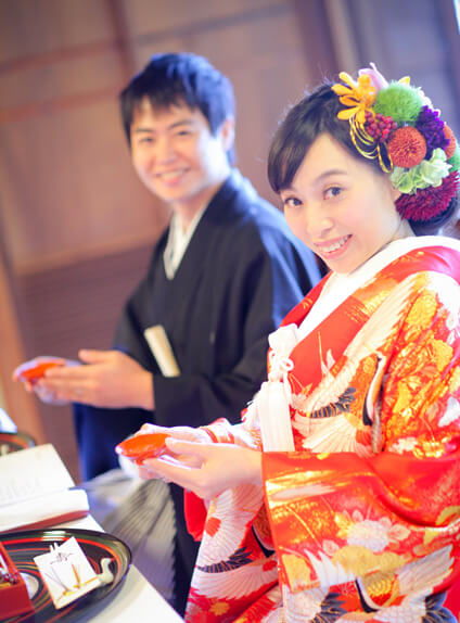 粟田山荘での結婚式34
