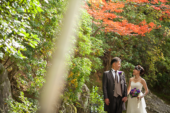 秋　東山山荘　前撮り　