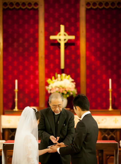 京都復活教会での結婚式05