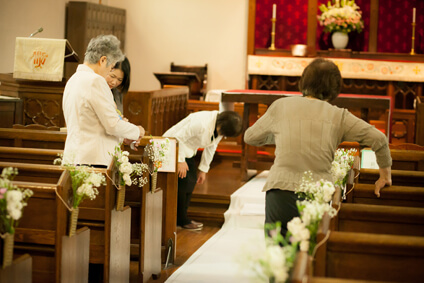 京都復活教会での結婚式09