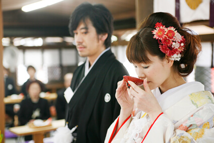 護王神社での結婚式02