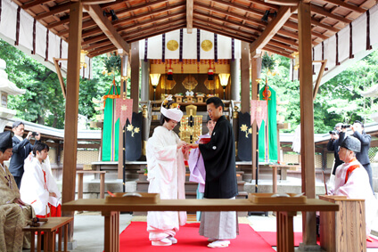 護王神社での結婚式12