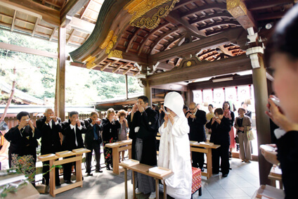 八大神社での結婚式14