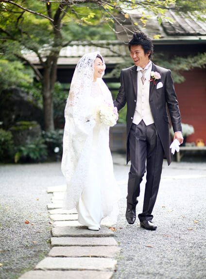 東山山荘での結婚式10