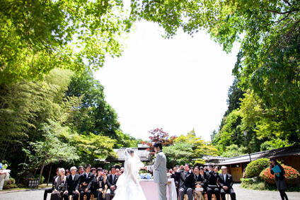 東山山荘での結婚式21