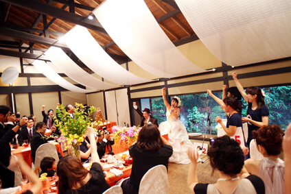 東山山荘での結婚式25