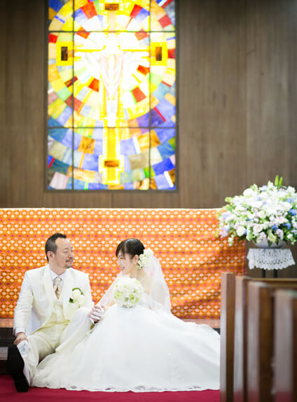 王たるキリストカトリック伊丹教会での結婚式10