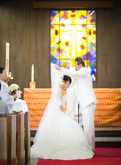王たるキリストカトリック伊丹教会での結婚式26