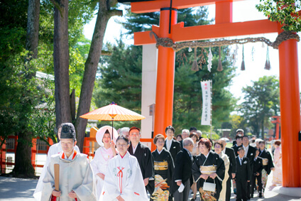 上賀茂神社での結婚式09