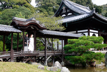 高台寺での結婚式10