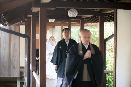 妙心寺退蔵院での結婚式10