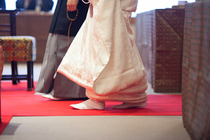 西本願寺での結婚式26