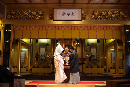 西本願寺での結婚式27
