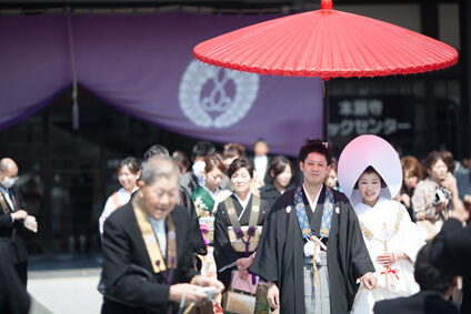 西本願寺での結婚式35