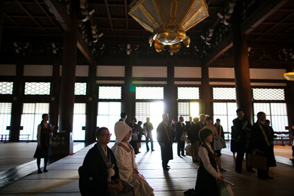 西本願寺での結婚式36