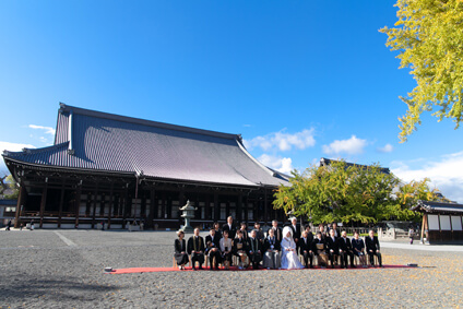 西本願寺での結婚式42