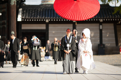 西本願寺での結婚式43