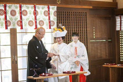 岡崎神社での結婚式10