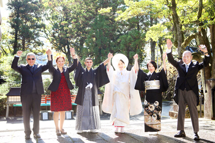 岡崎神社での結婚式17