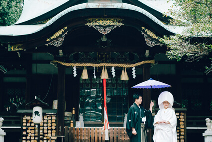 岡崎神社での結婚式21