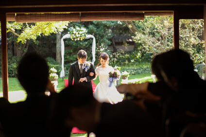 京都洛東迎賓館での結婚式19