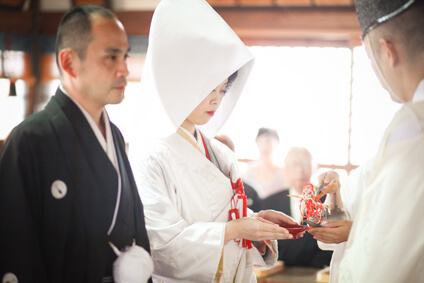 六孫王神社での結婚式04