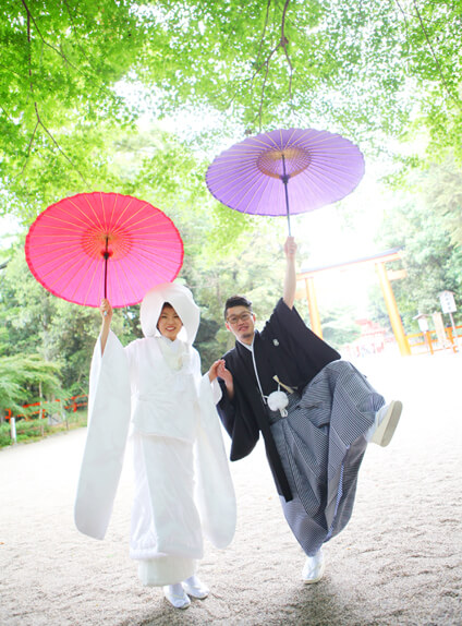 下鴨神社での結婚式07