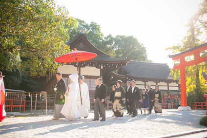 下鴨神社での結婚式23