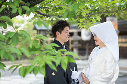 豊国神社での結婚式04