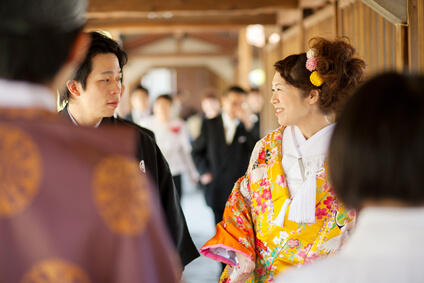 豊国神社での結婚式10