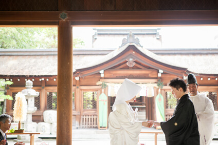 豊国神社での結婚式16