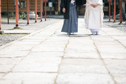 豊国神社での結婚式21