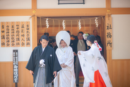 吉田神社での結婚式11