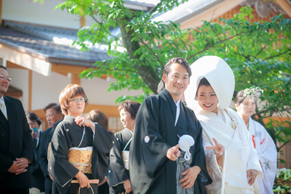 吉田神社での結婚式13