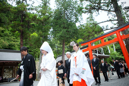 吉田神社での結婚式14
