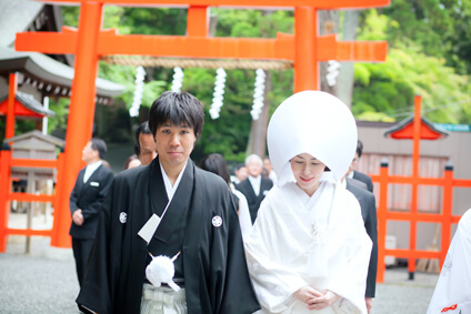 吉田神社での結婚式15