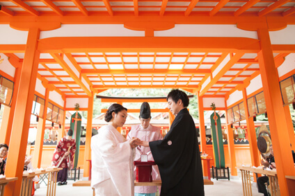 吉田神社での結婚式17