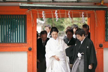 吉田神社での結婚式20