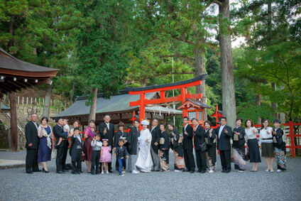 吉田神社での結婚式22