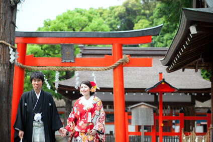 吉田神社での結婚式25