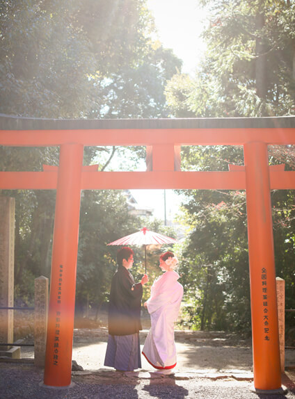吉田神社での結婚式26